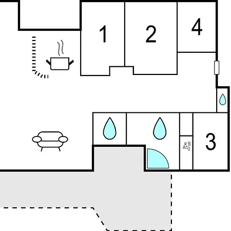 度假居 Four-bedroom In Nexo